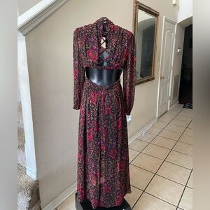 Floral Long Sleeve Dress